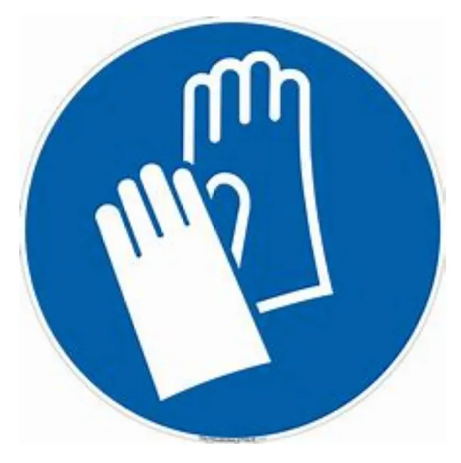 Gants obligatoires