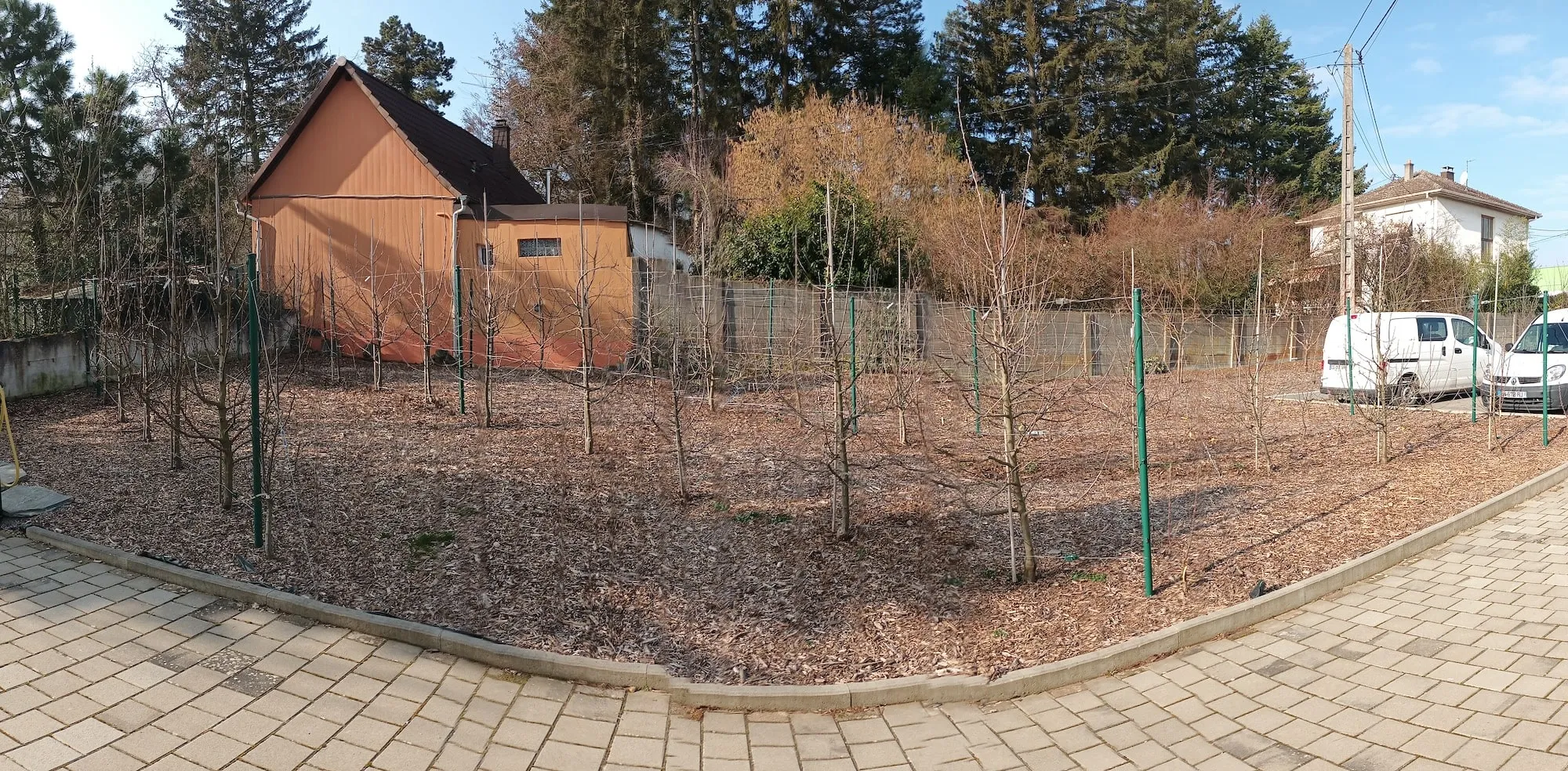 Vue d’ensemble du verger école d’Arbo Nature
